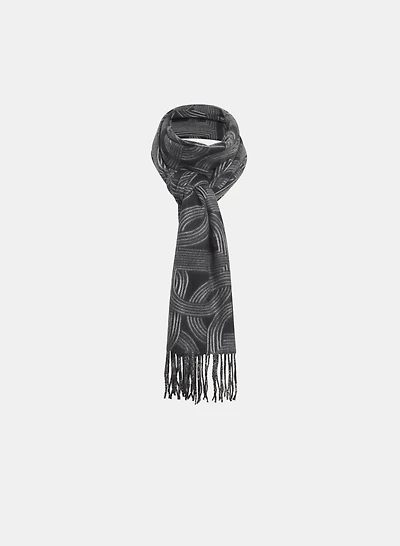 Foulard à motif géométrique 