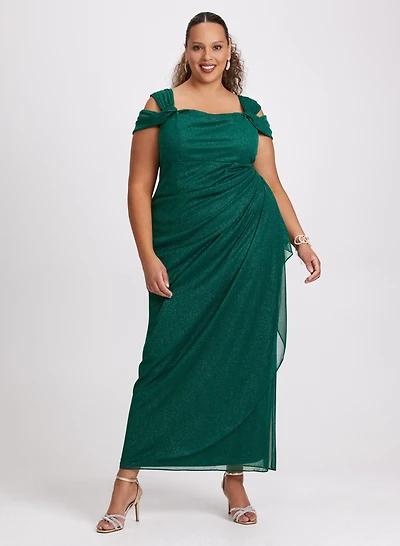Robe empire à épaules dénudées