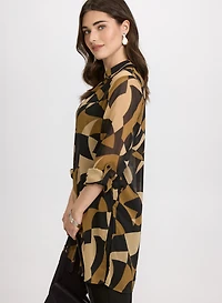 Printed Long Blouse