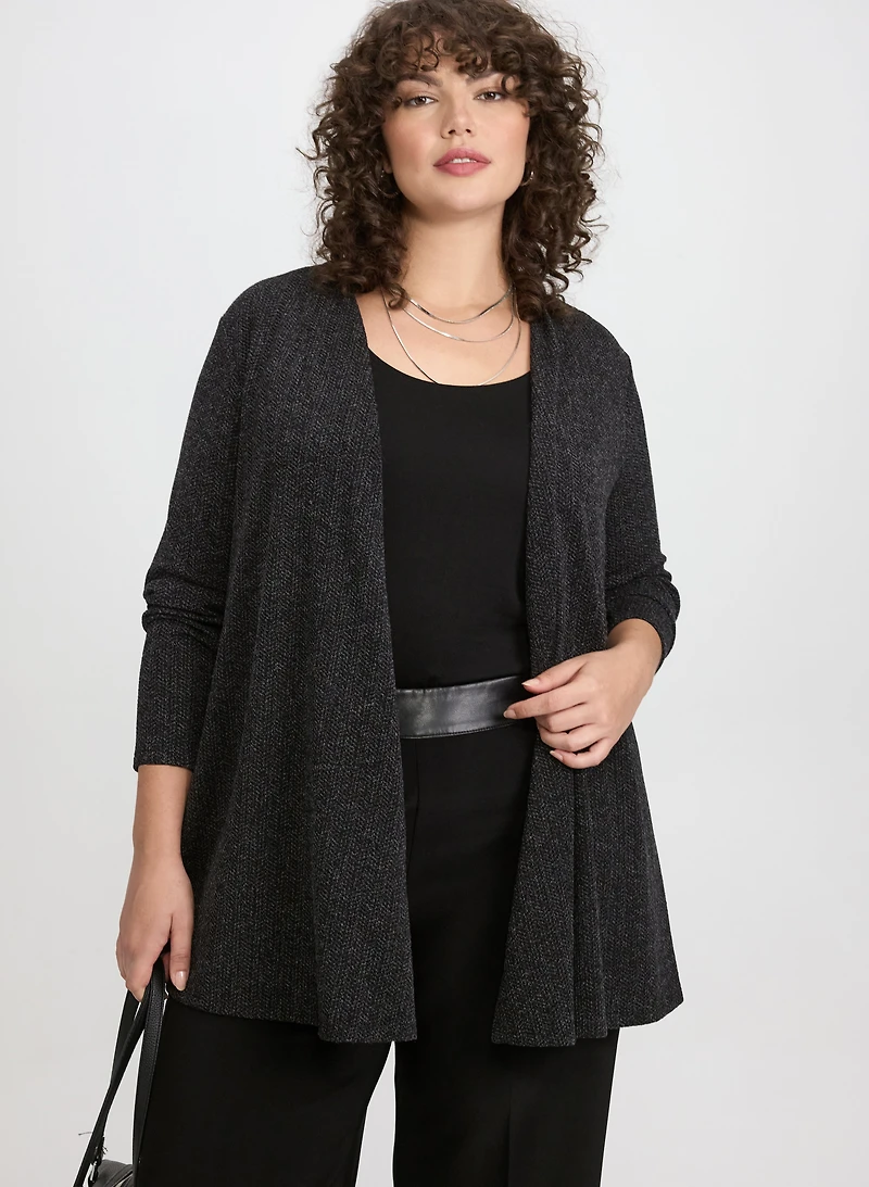 Marled Knit Cardigan