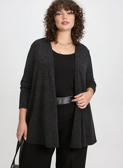 Marled Knit Cardigan