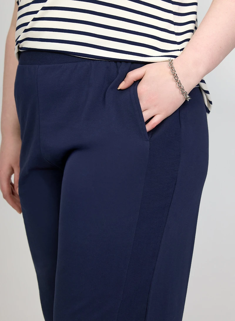 Pantalon large à enfiler