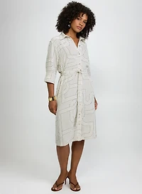 Geometric A-Line Dress