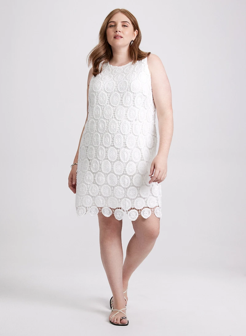 Sleeveless Crochet Dress