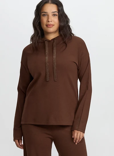 Hooded Knit Pullover