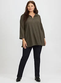 Joseph Ribkoff - Bubble Knit Tunic Top