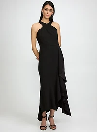 Halter Neck Fitted Dress
