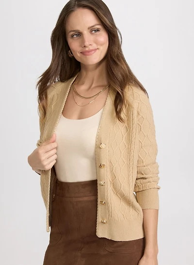Cable Knit Cardigan