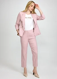 Shawl Collar Jacket & Emma Stretch-Linen Pants