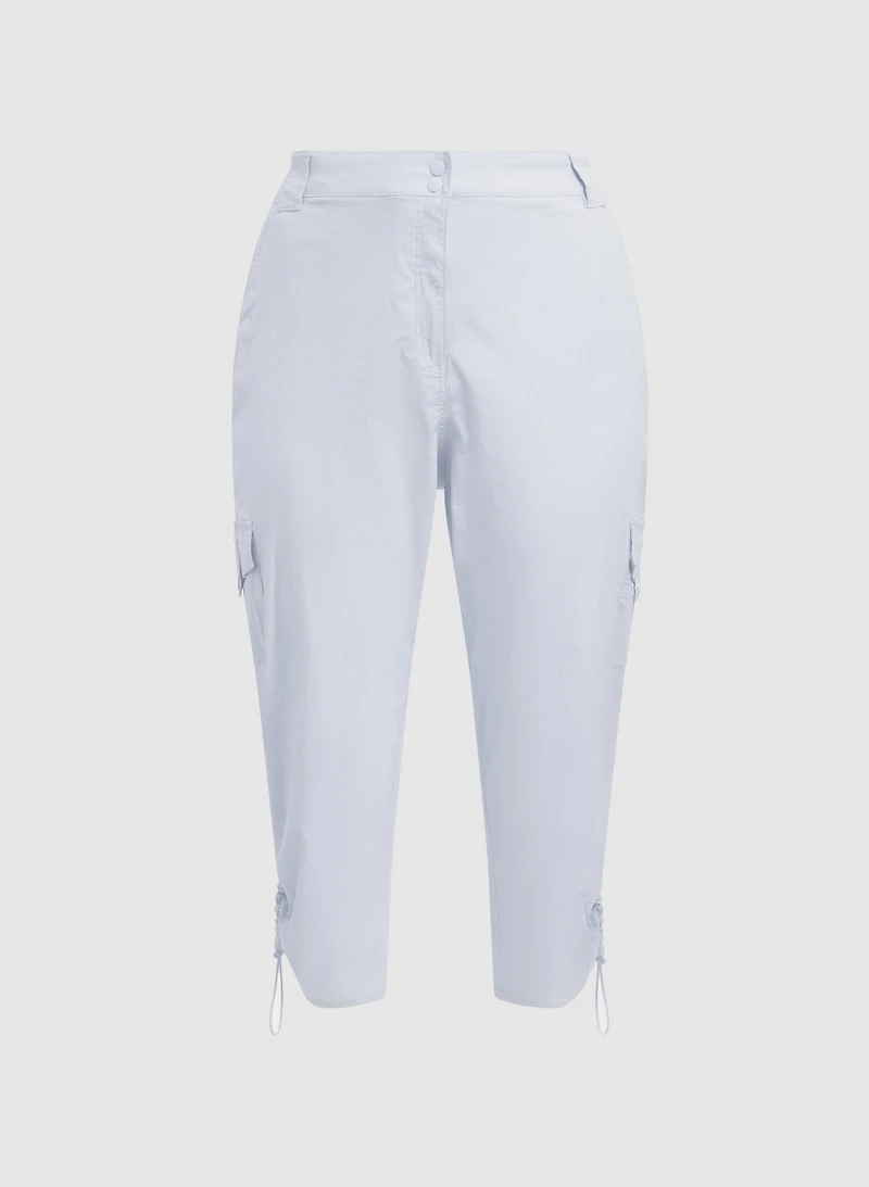 Drawstring Hem Capris