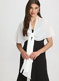 Sheer Chiffon Shawl
