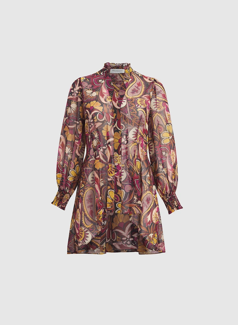 Paisley Chiffon Blouse