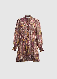 Paisley Chiffon Blouse