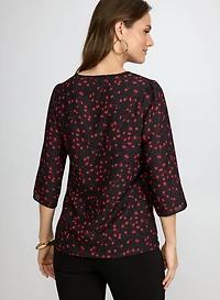 Printed Crepe Blouse