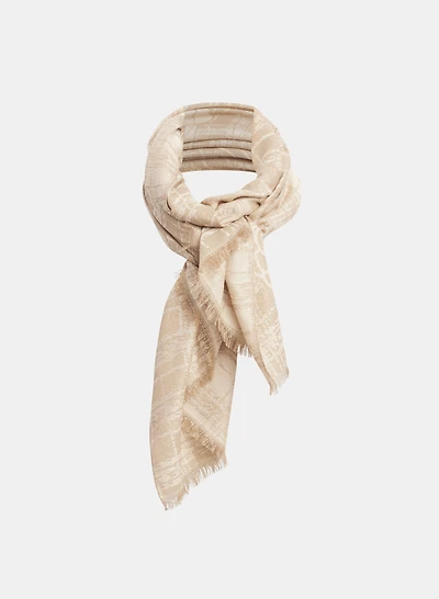 Mixed Rose Print Scarf