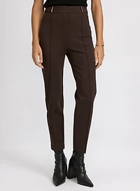 Pantalon Emma étroit à détail métallique