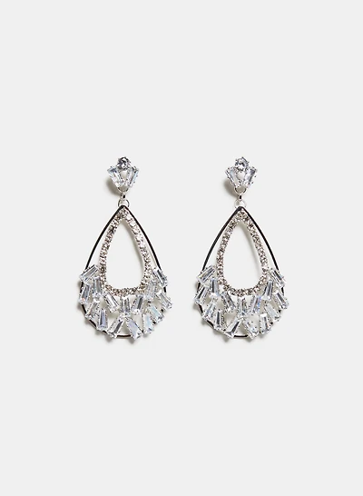 Crystal Teardrop Earrings