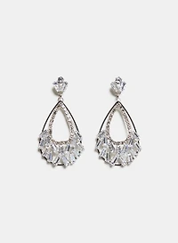 Crystal Teardrop Earrings