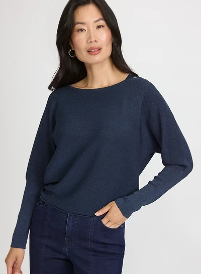 Pull en tricot lurex
