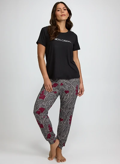 Simon Chang - Paisley Print Pyjama Set