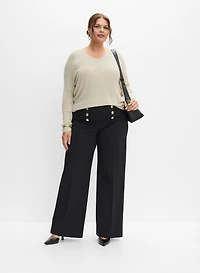 Pull à encolure en V