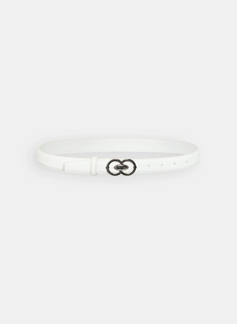 Double Circle Buckle Belt