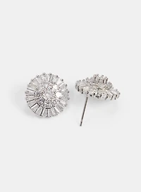 Round Cubic Zirconia Earrings