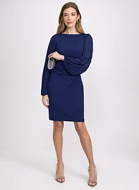 Robe à manches en chiffon