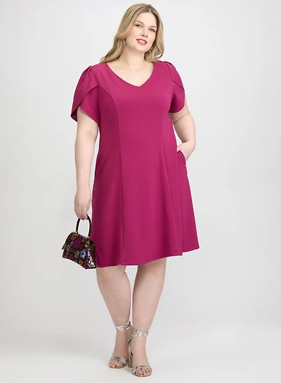 Tulip Sleeve Dress