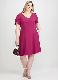 Tulip Sleeve Dress
