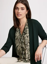 Pointelle Stitch Cardigan