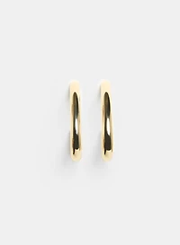 Oval Hoop Earrings