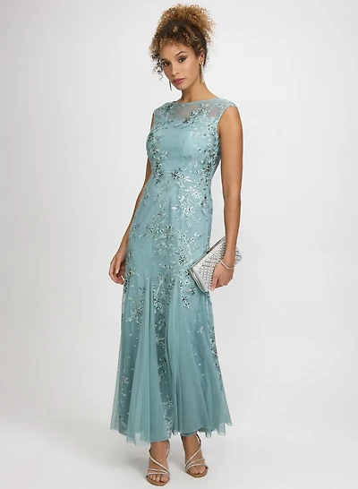 Floral Embroidered Dress