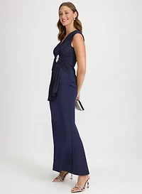 Special Occasion Sleeveless V-Neck