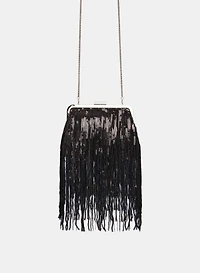 Sequin Fringe Bag