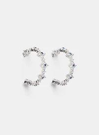 Crystal Hoop Earrings