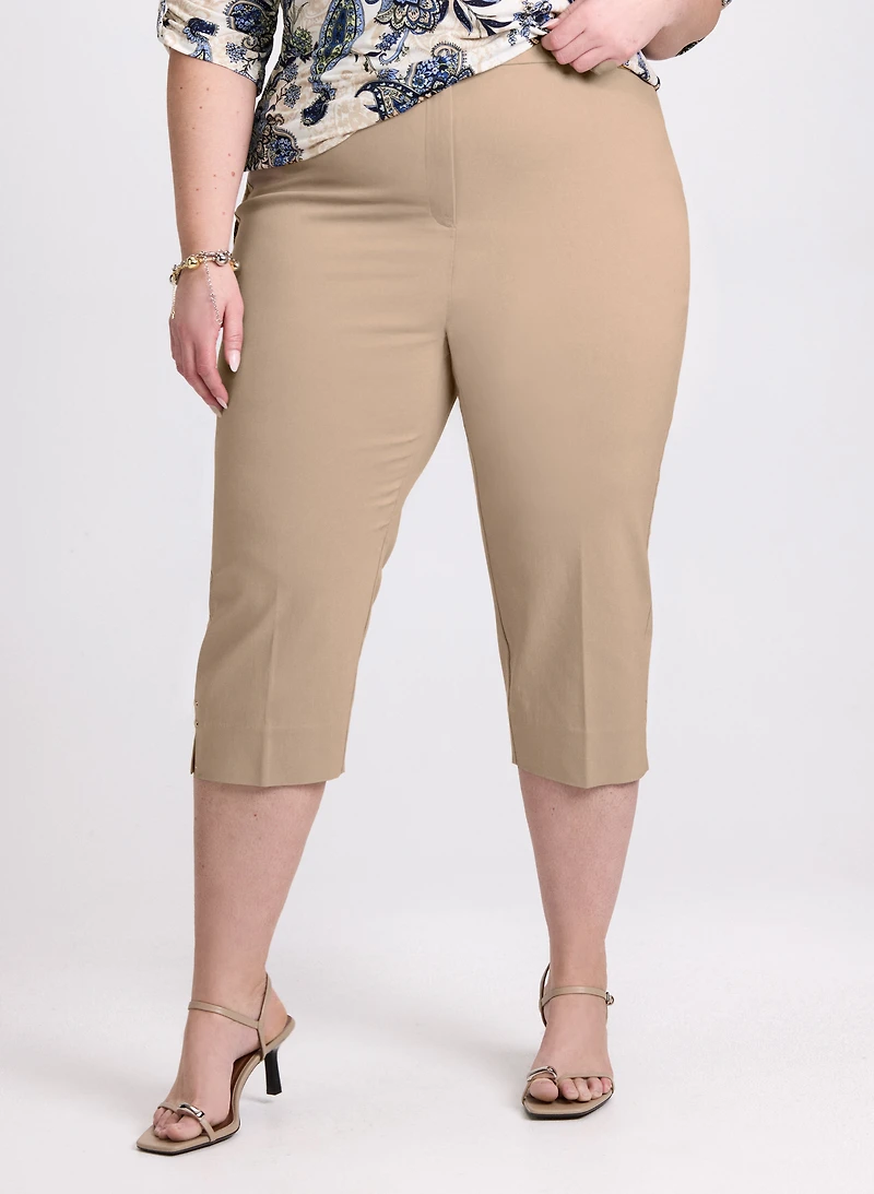 High-Rise Bengaline Capris