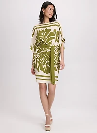 Robe à imprimé abstrait