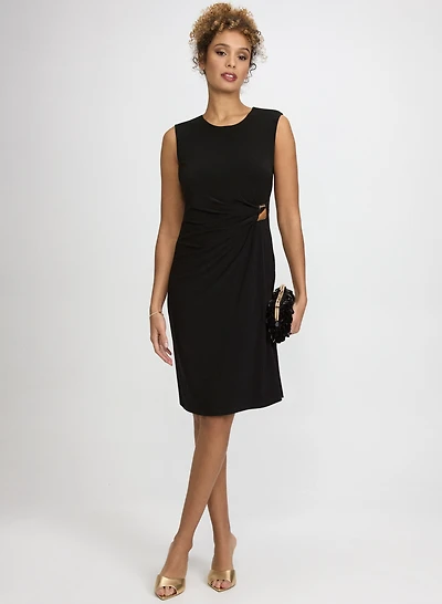 Gathered Jersey Dress