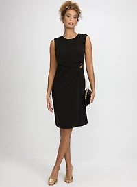 Gathered Jersey Dress