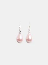 Boucles d'oreilles pendantes à perle