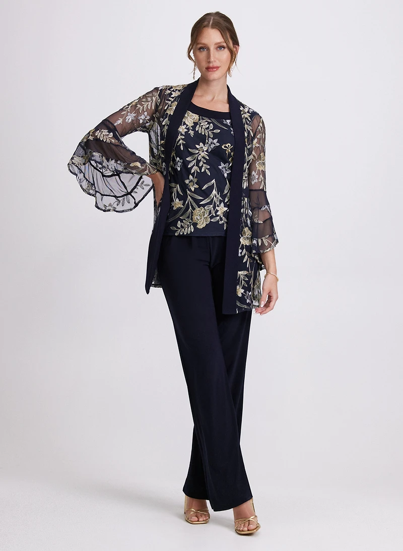 Floral Embroidered Jacket