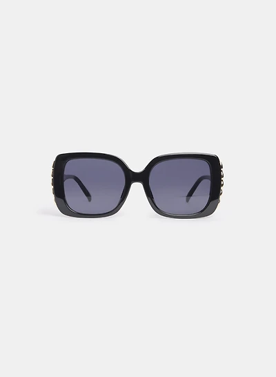Lunettes de soleil à monture carrée   