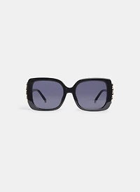 Lunettes de soleil à monture carrée   