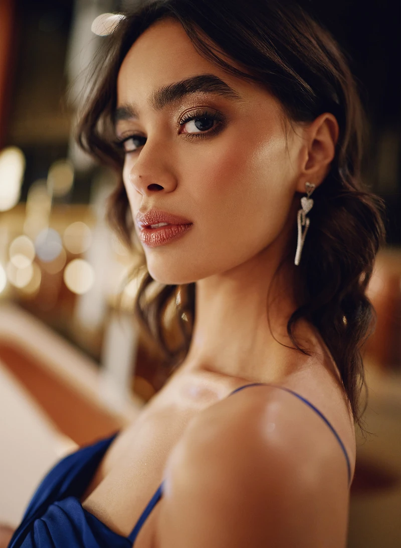 Tiered Heart Earrings