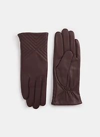 Embossed Sheepskin Gloves