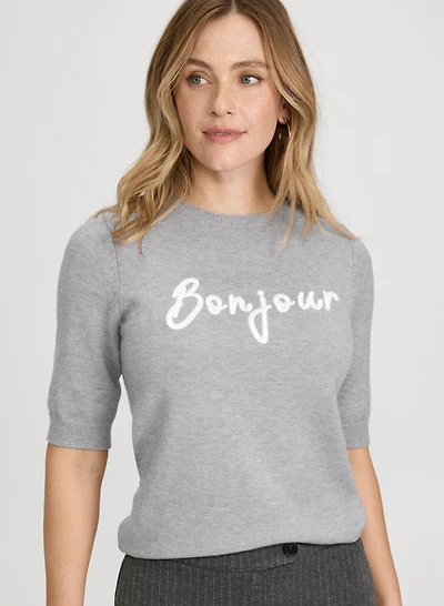 Pull à lettrage