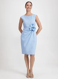 3D Floral Sheath Dress