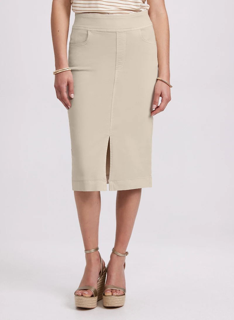 Denim Pencil Skirt