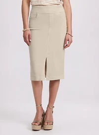 Denim Pencil Skirt